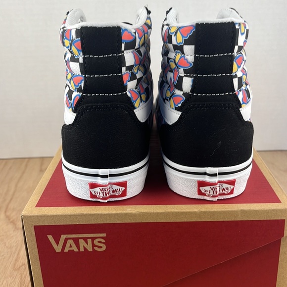 Vans Filmore Hi Butterfly Checkerboard Checkerboard Women’s Size 9 Streetwear - Picture 5 of 10
